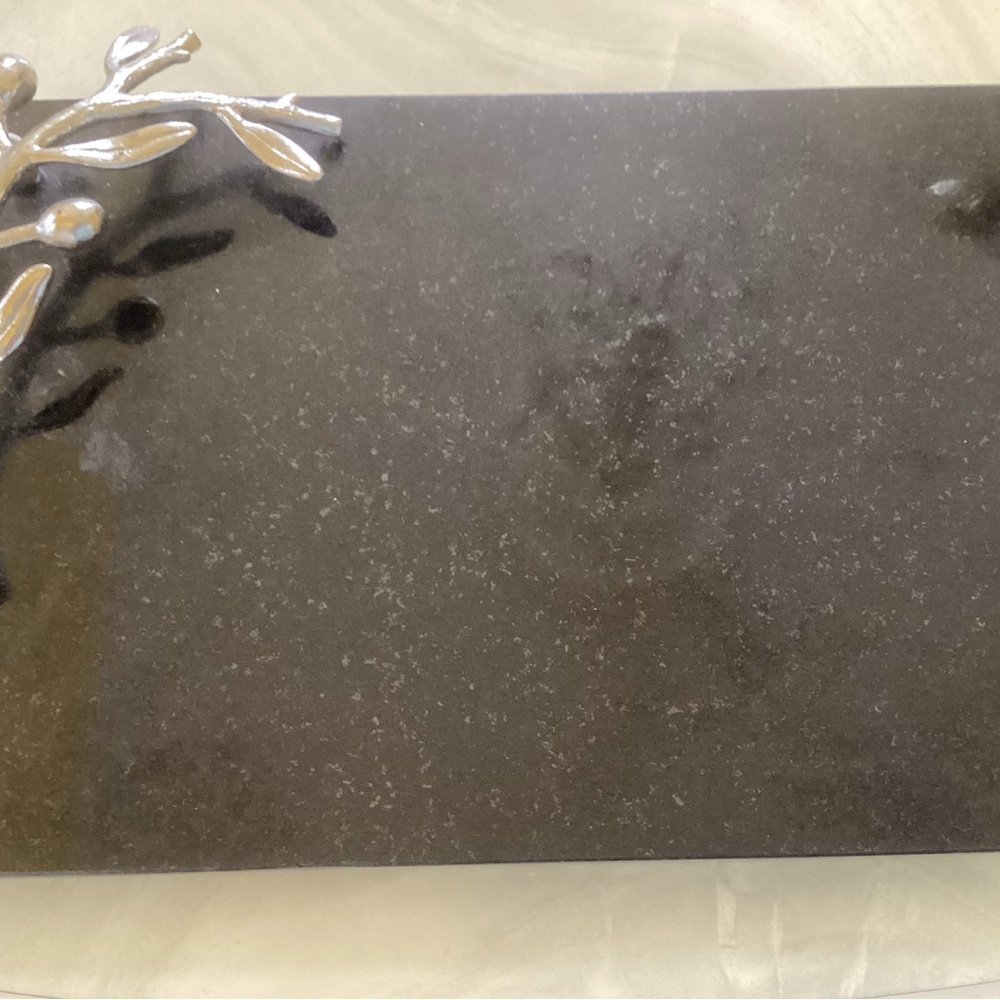 Michael Aram Black and Silver Serveware